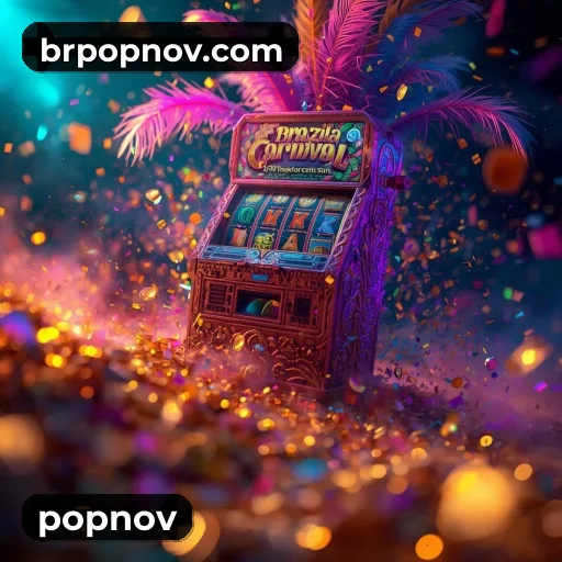 popnov App home screen with mobile slots and casino categories